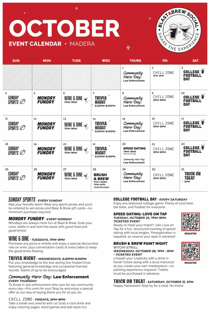 PDF Event Calendar available below.